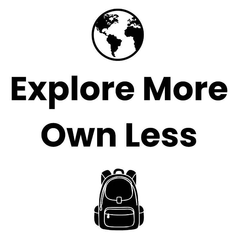 Explorez plus, possédez moins – Chemise d’aventure