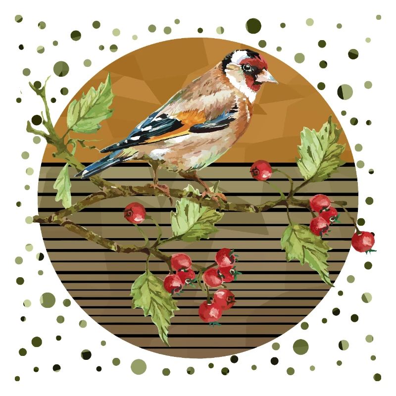 Bunter Vogel