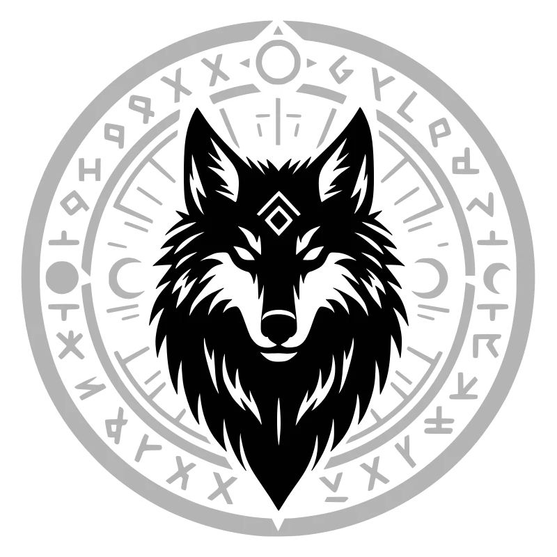Runenstern Kreis Emblem