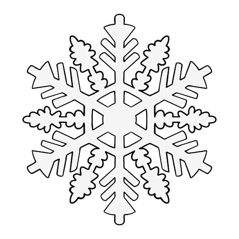 Snowflake Silhouette