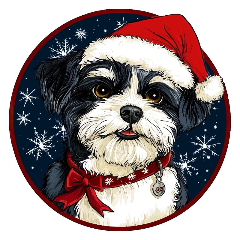 Hund Weihnachtsmann