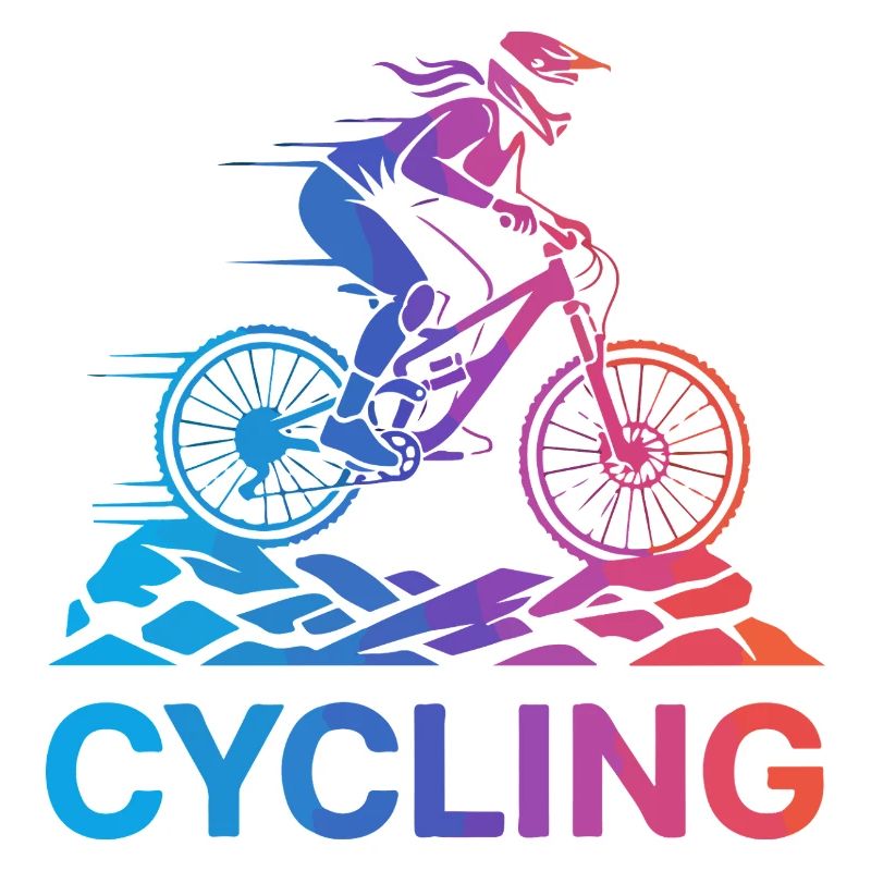 Gradient Cyclist on Rugged Trail