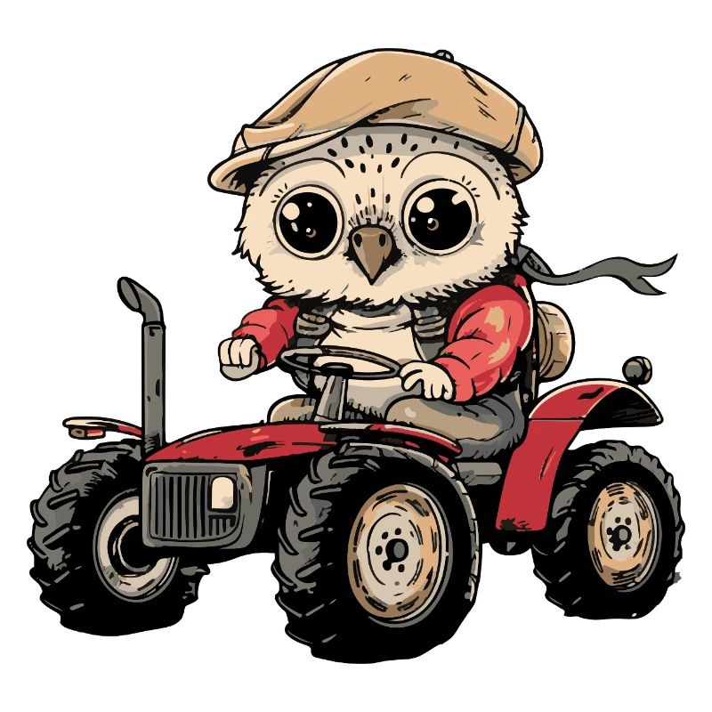 Eule Traktor Farmer