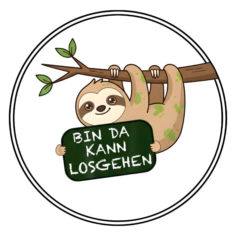 Sloth I'm there can go funny saying
