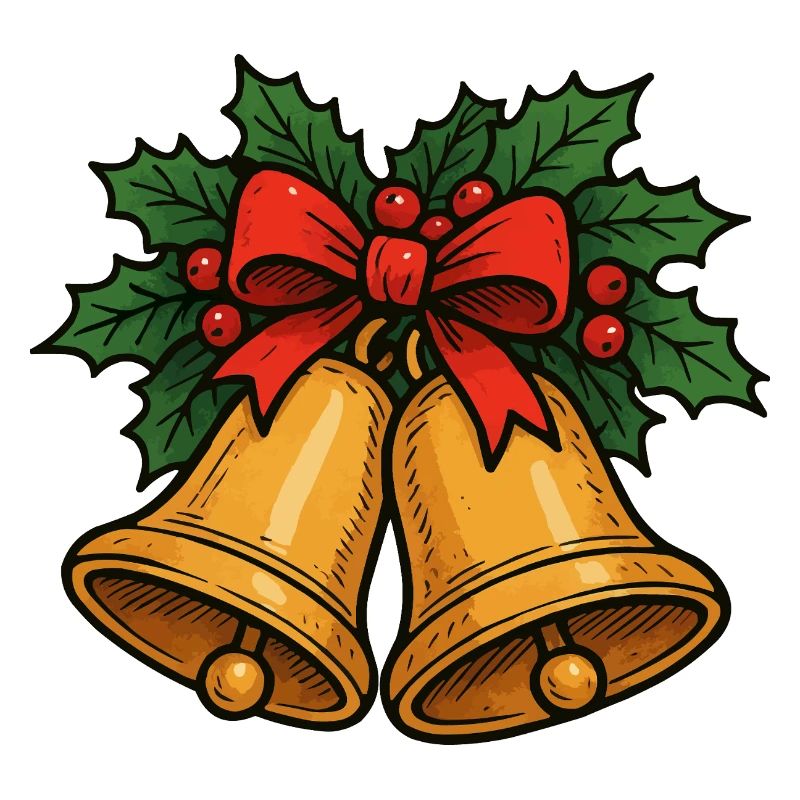 Weihnachtsglocken Schleife