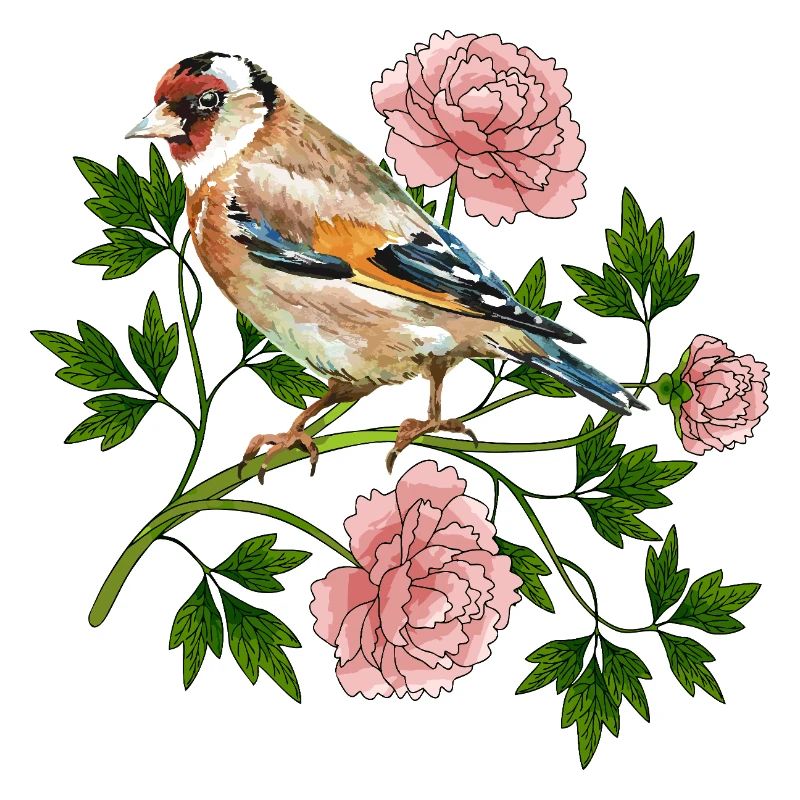 Bunter Vogel