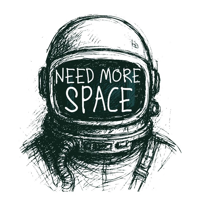 Besoin de plus de discours d’astronaute spatial Dessin