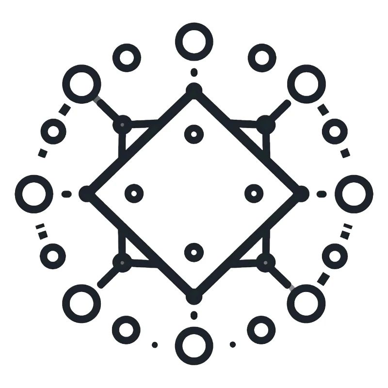 Geometric Diamond Mandala