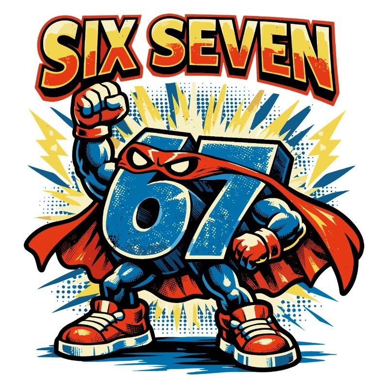 Number 67 Six Seven Cute Meme Gift