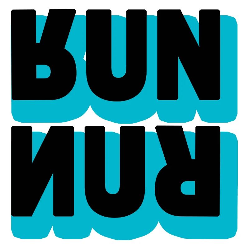 Running Run Typography