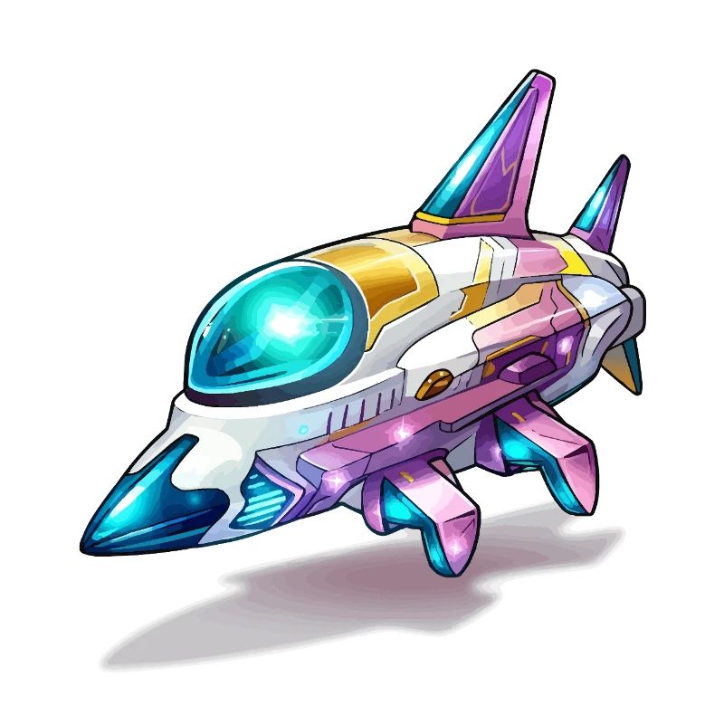 Comet Flight Spacefighter Neon