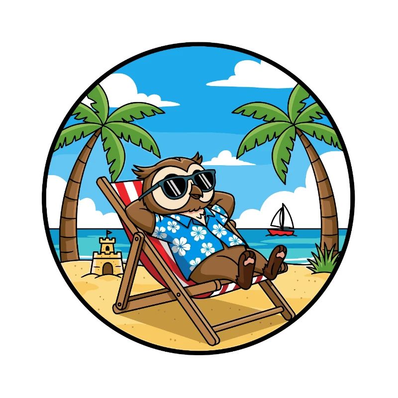 Coole Eulenstrandurlaub-Sommervibes