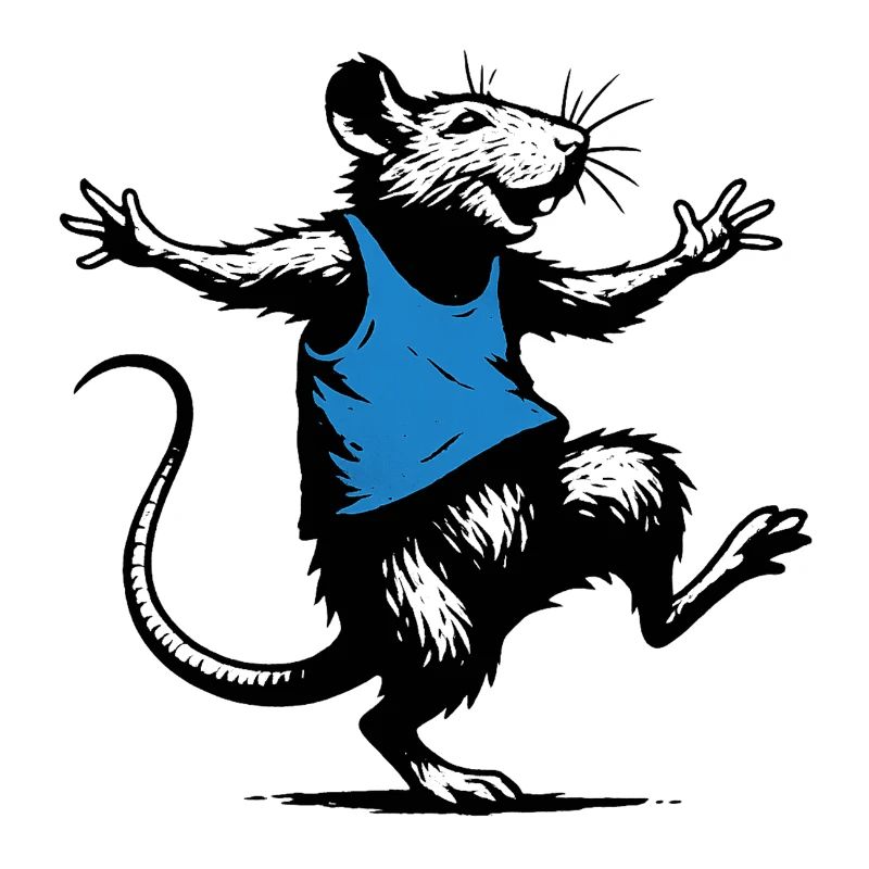 Bleu Rat Dansant
