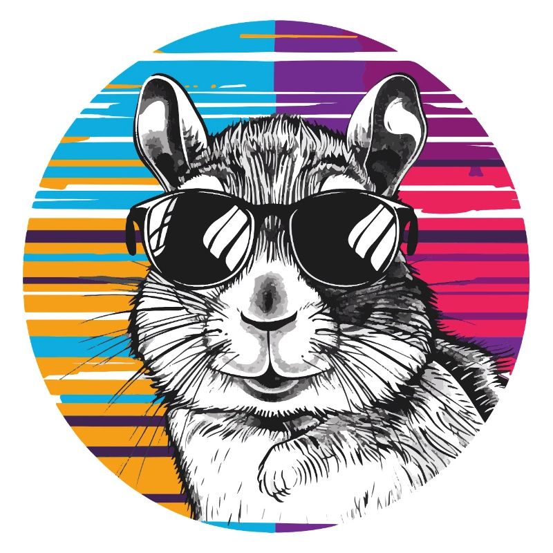 Hamster with sunglasses