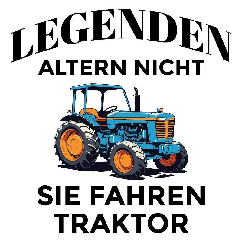Legenden fahren Traktor
