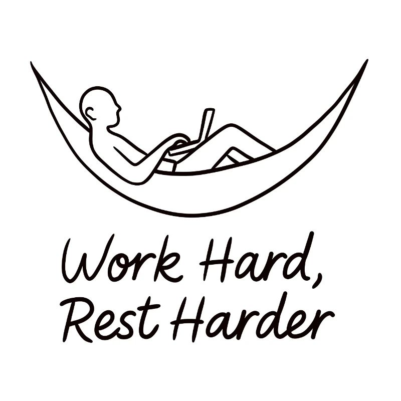 Work Hard Rest Harder Hammock