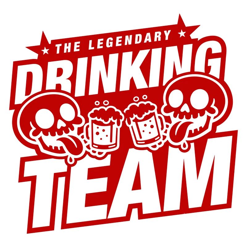 Drinking Team Skelett Bier