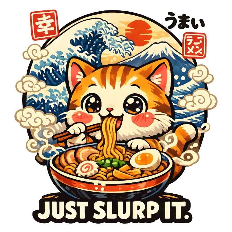 Ramen Katze Just Slurp It