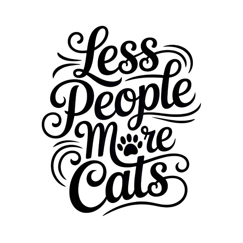 Moins de monde, plus de chats