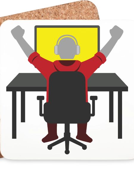 Sieg am Gaming-Setup