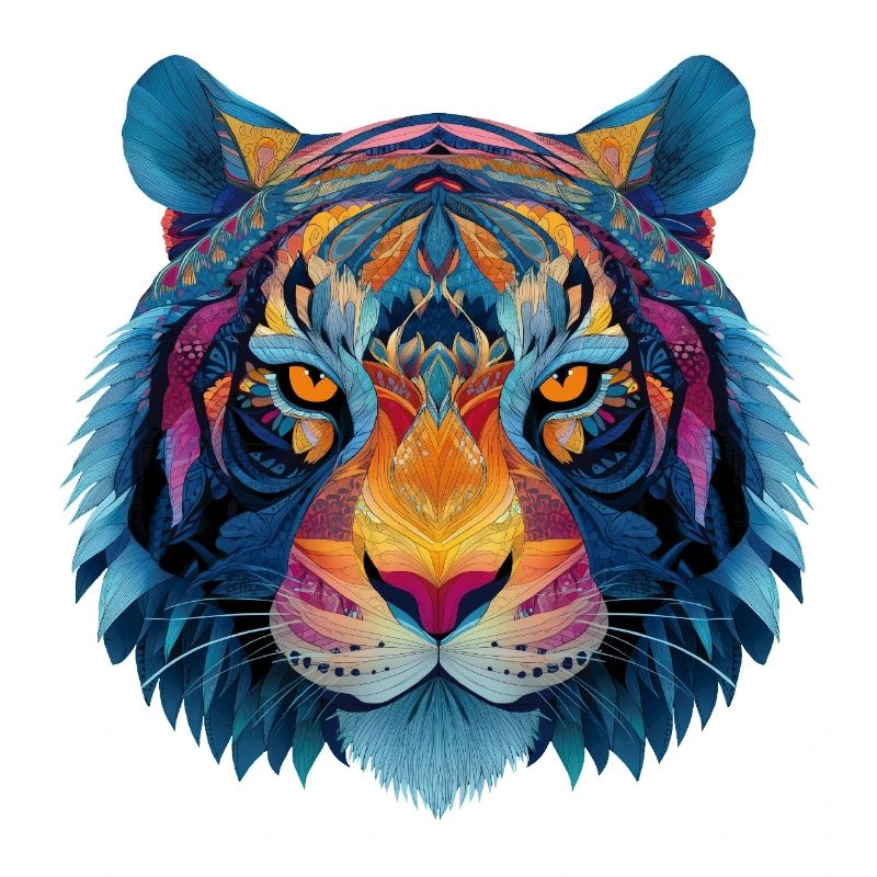 Tiger Kopf