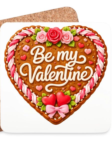 Lebkuchenherz Be my Valentine 