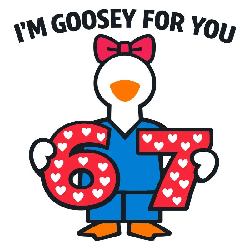 Goose Crazy 67 Mème de la Saint-Valentin Amour