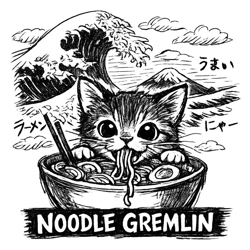 Cat Ramen Anime