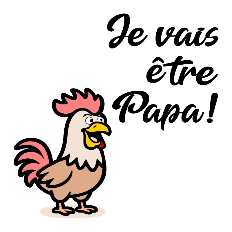 Hühner Papa Hühner