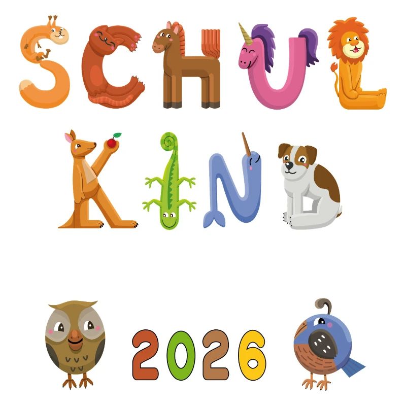 Schule 2026  Bunte Buchstabenwelt