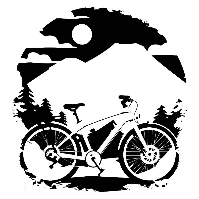 Mountainbiking Skizze