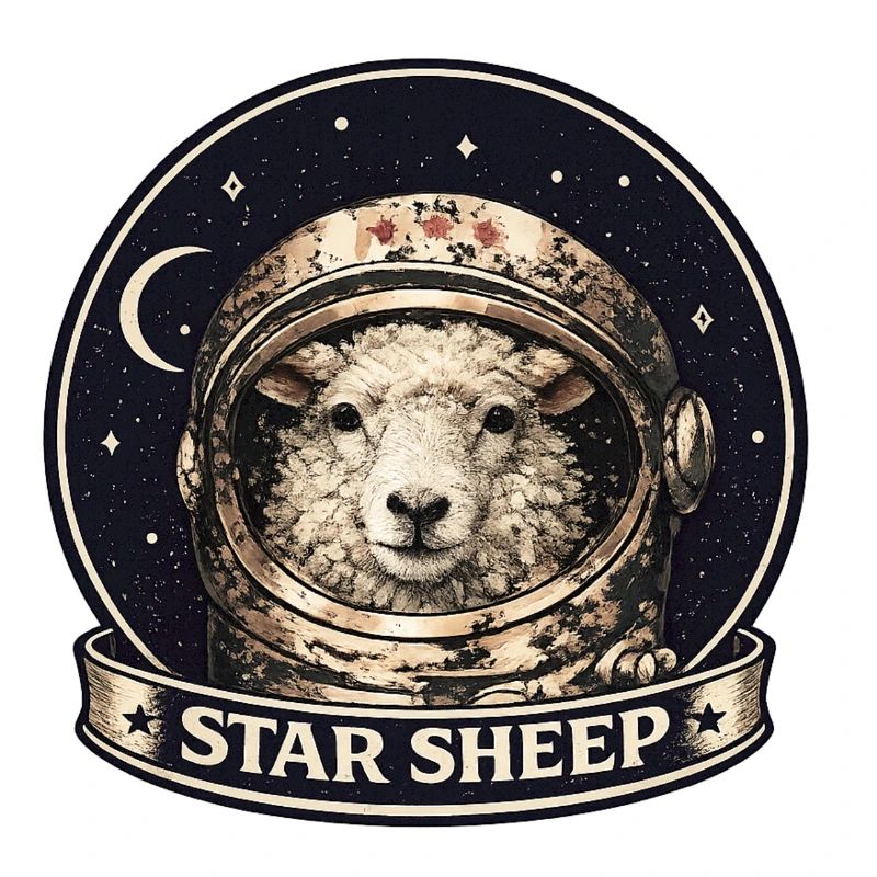 Star Sheep Astronaut Helm