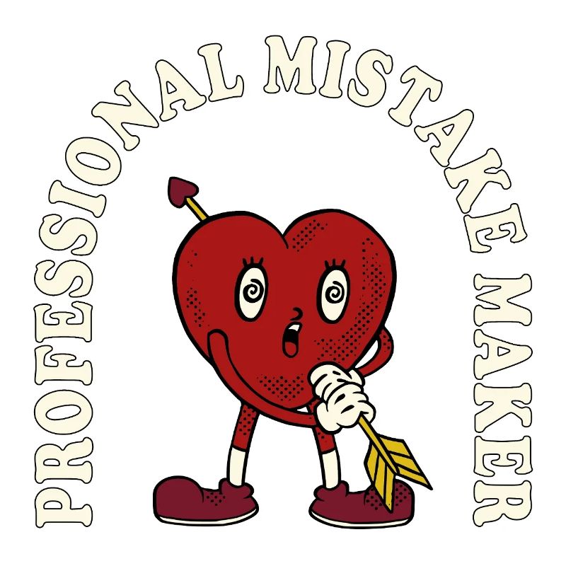 Professional Mistake Maker – Retro Comic Humor