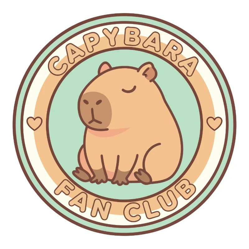 Capybara Fanclub-Emblem