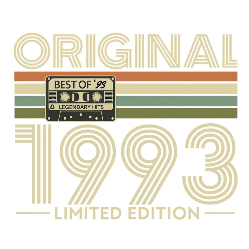 Rétro 1993 Édition Limitée Cassette