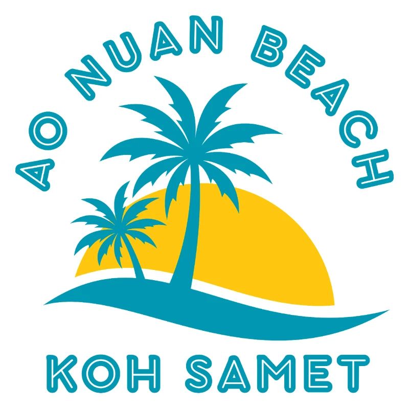 Coucher de soleil de Koh Samet Palm Beach