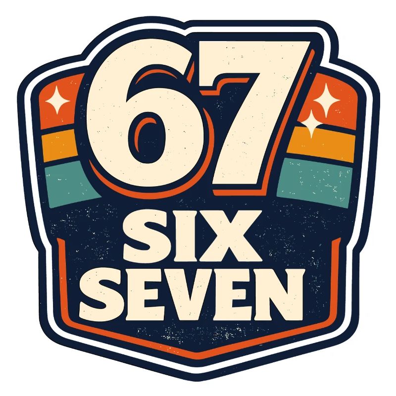 67 Six Seven Meme Funny Gift