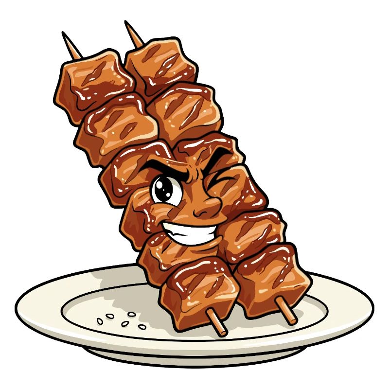 Gegrillter Spießheld