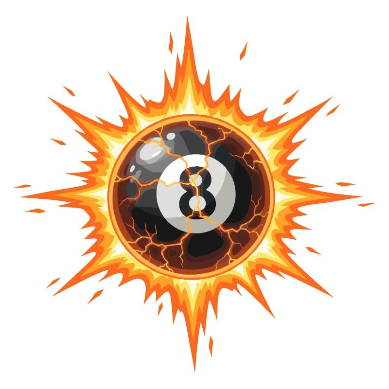 Explosion de Boule de Feu 8-Boules