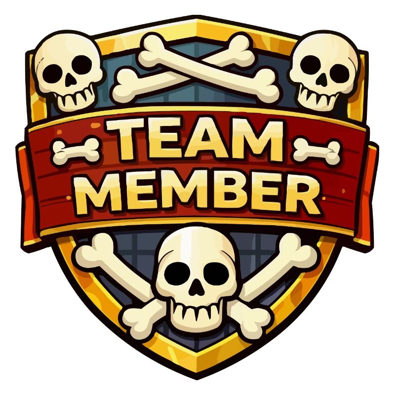 Team Member Skull Shield