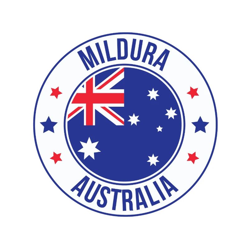 Mildura Australia Rundabzeichen