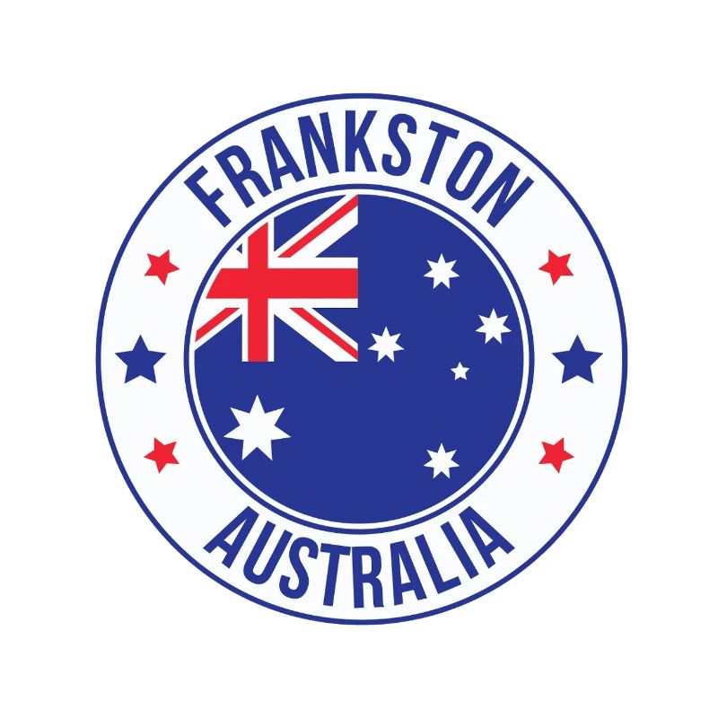 Frankston Australia Circle Abzeichen