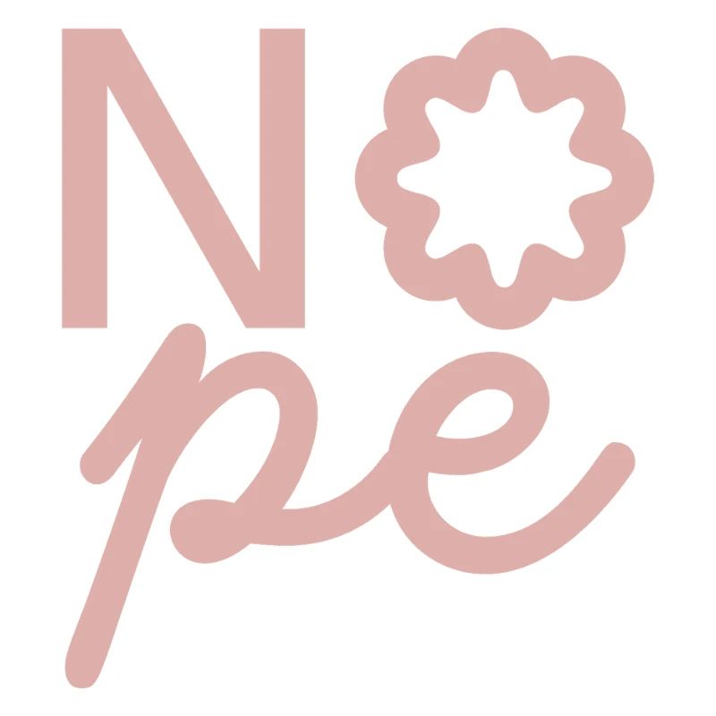 Nope Blume Rosa
