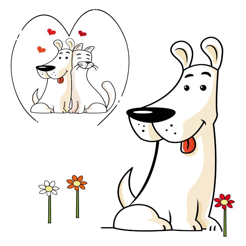 verliebter Hund