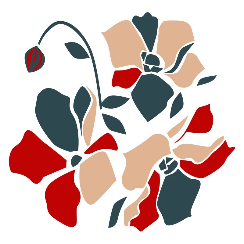 Abstrakte Blume