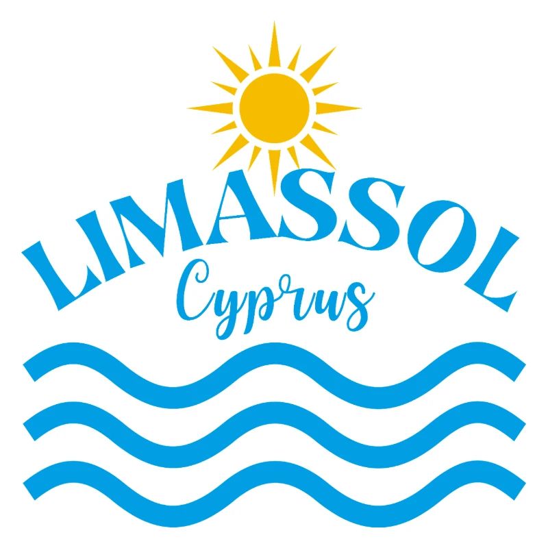 Limassol Chyprite Vagues de soleil