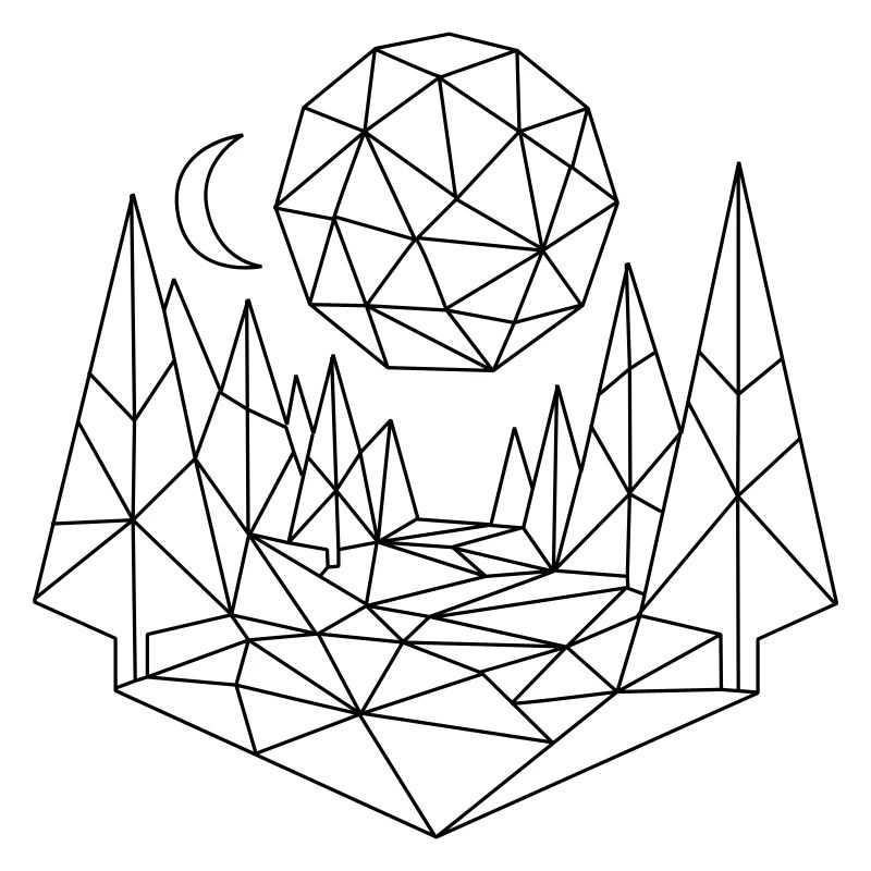 Landschaft Polygon