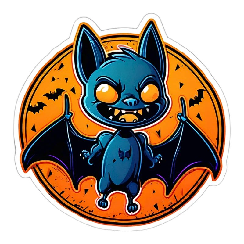 Blue Bat Halloween