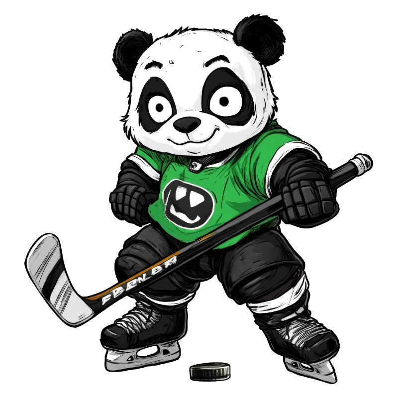 Eishockeyspieler Panda