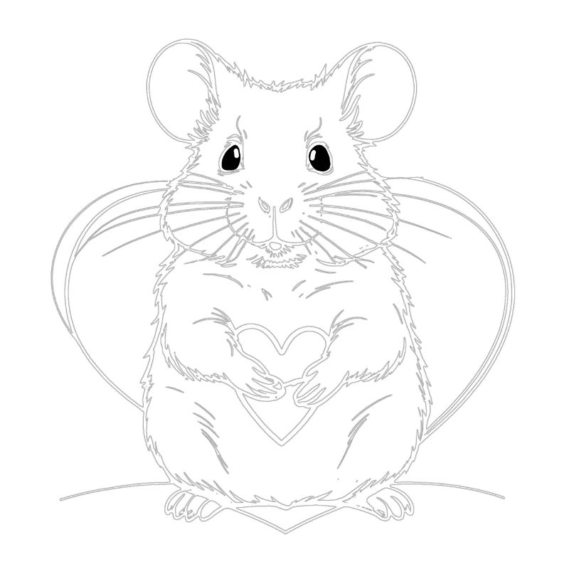 Hamster Liebeszeichen